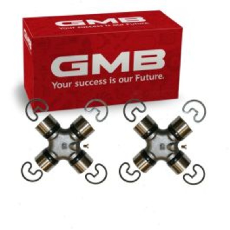 2 pc GMB Front Shaft Rear Center Universal Joints for 1993-2004 Jeep Grand Cherokee 4.7L V8
