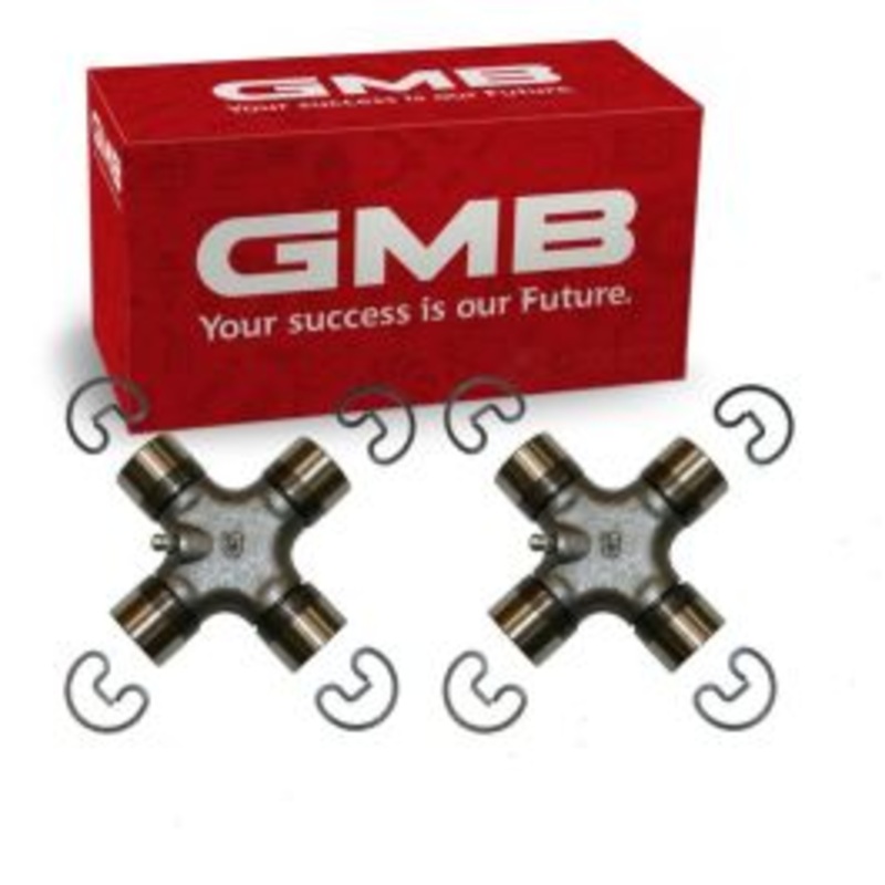 2 pc GMB Rear Shaft All Universal Joints for 2003-2004 Mercury Marauder