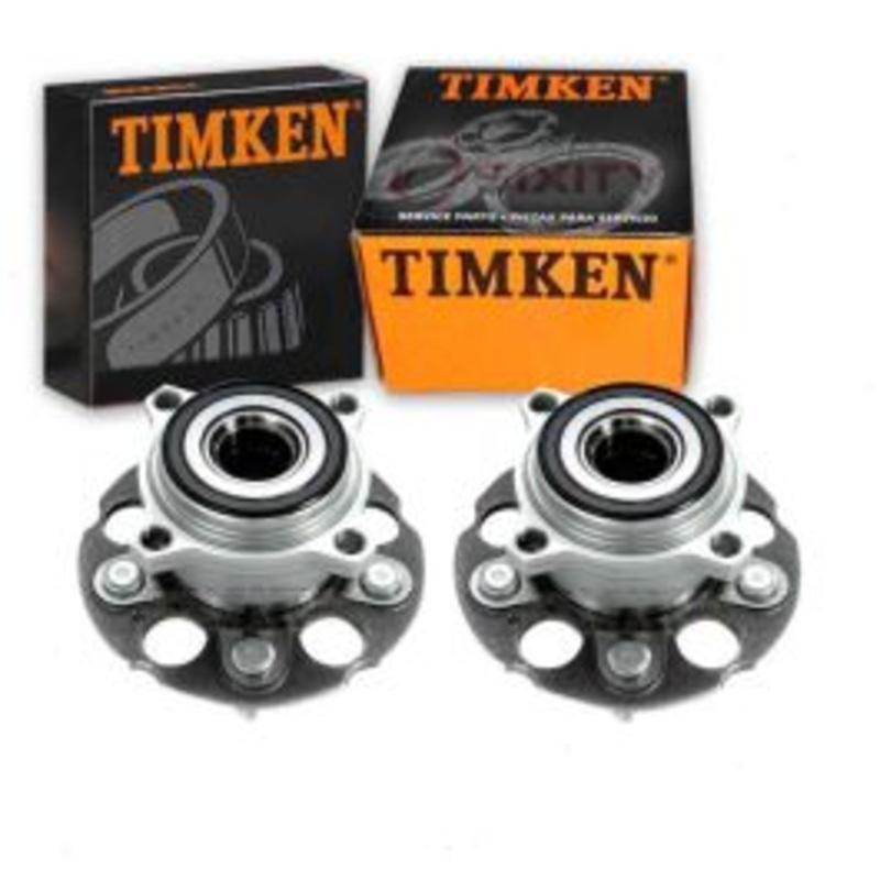 2 pc Timken Rear Wheel Bearing Hub Assemblys for 2007-2011 Honda CR-V