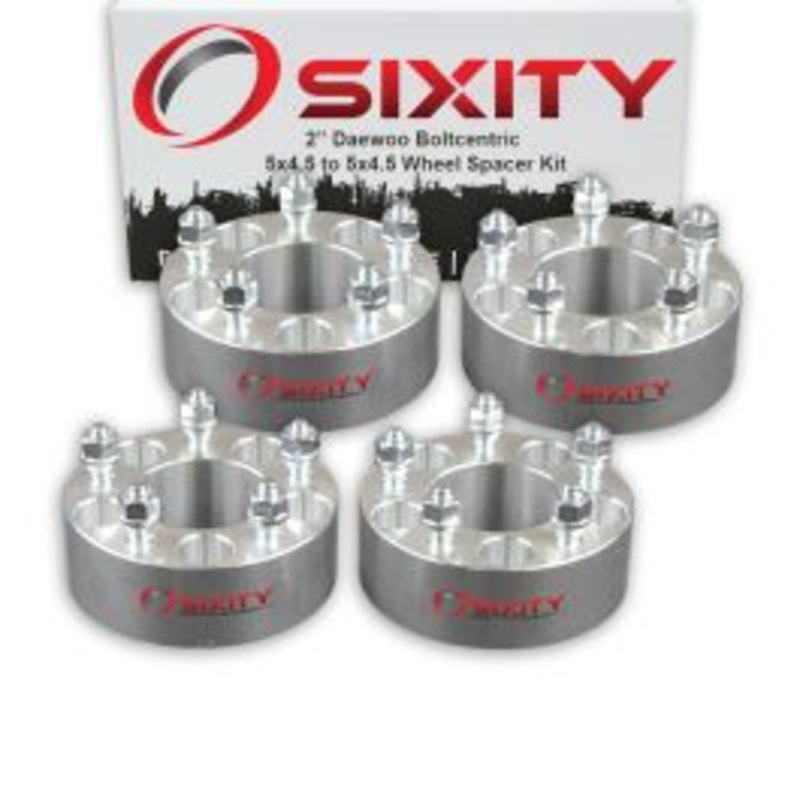 Sixity 4 pc 2" Thick Wheel Spacers - Daewoo Leganza - 5x4.5