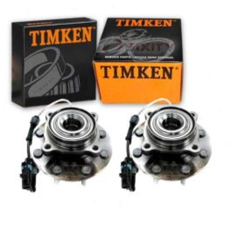 2 pc Timken Front Wheel Bearing Hub Assemblys for 2001-2006 GMC Sierra 1500 HD