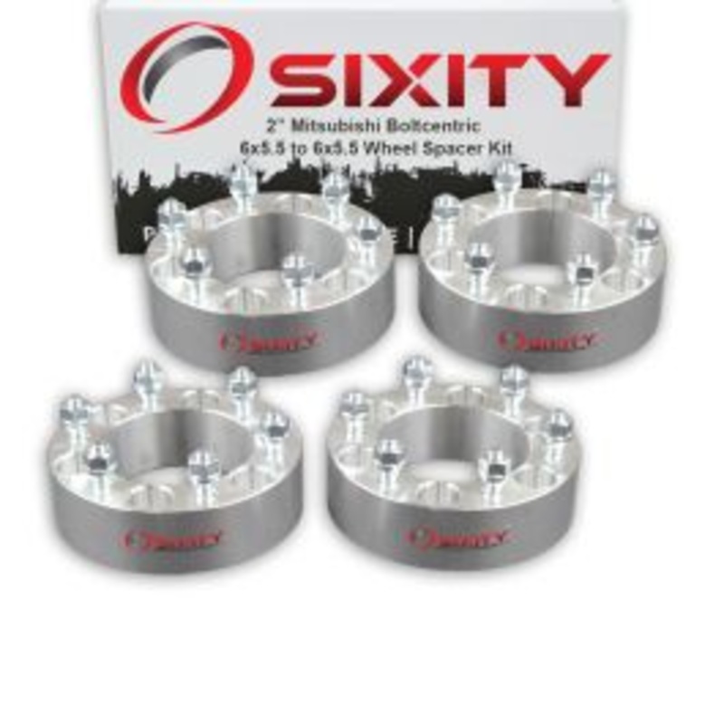 Sixity 4 pc 2" Thick Wheel Spacers - Mitsubishi Pickup Truck - 6x5.5