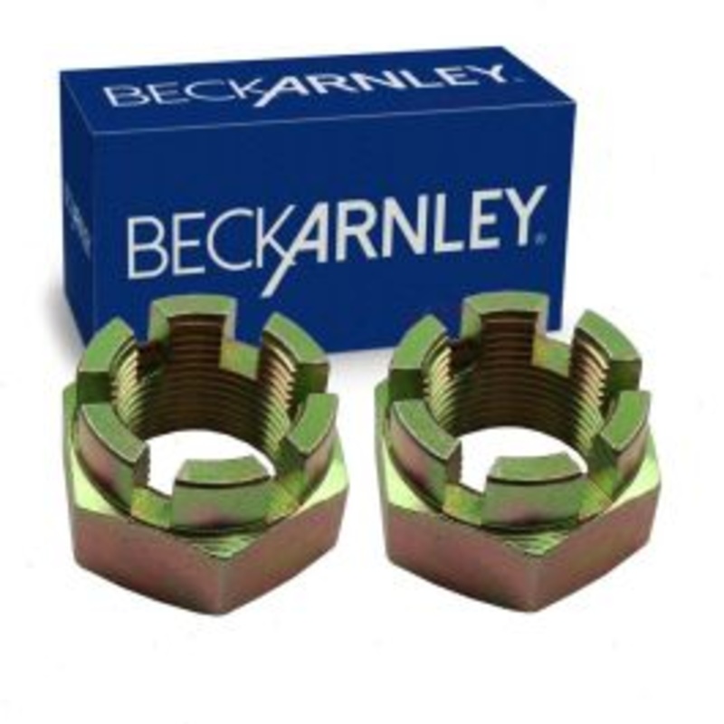 2 pc Beck/Arnley Front Axle Nuts for 1983-1988 Mitsubishi Cordia