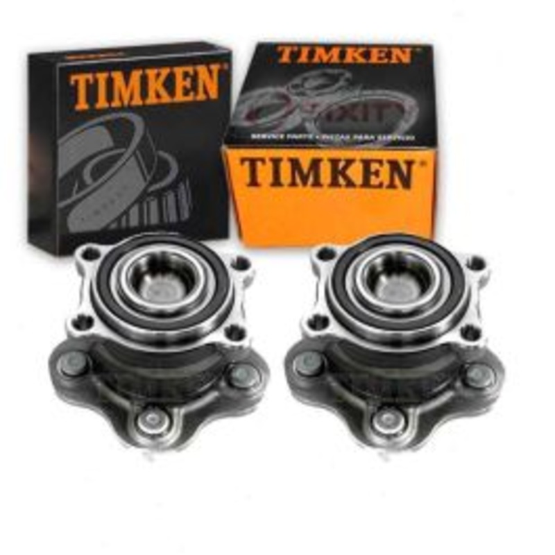 2 pc Timken Rear Wheel Bearing Hub Assemblys for 2013-2018 Nissan Pathfinder