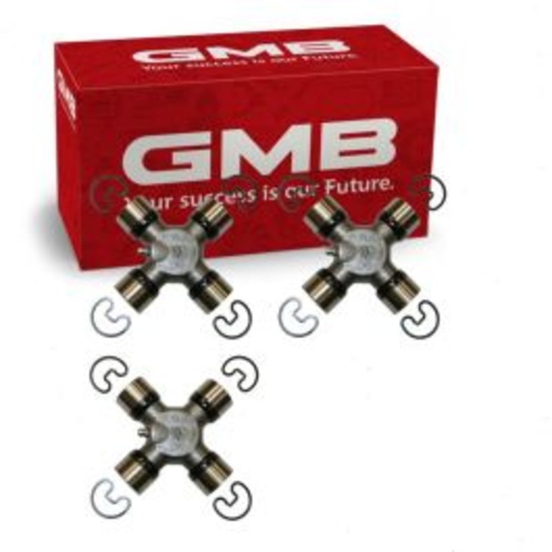 3 pc GMB Rear Shaft All Universal Joints for 1989-1990 Chevrolet R3500