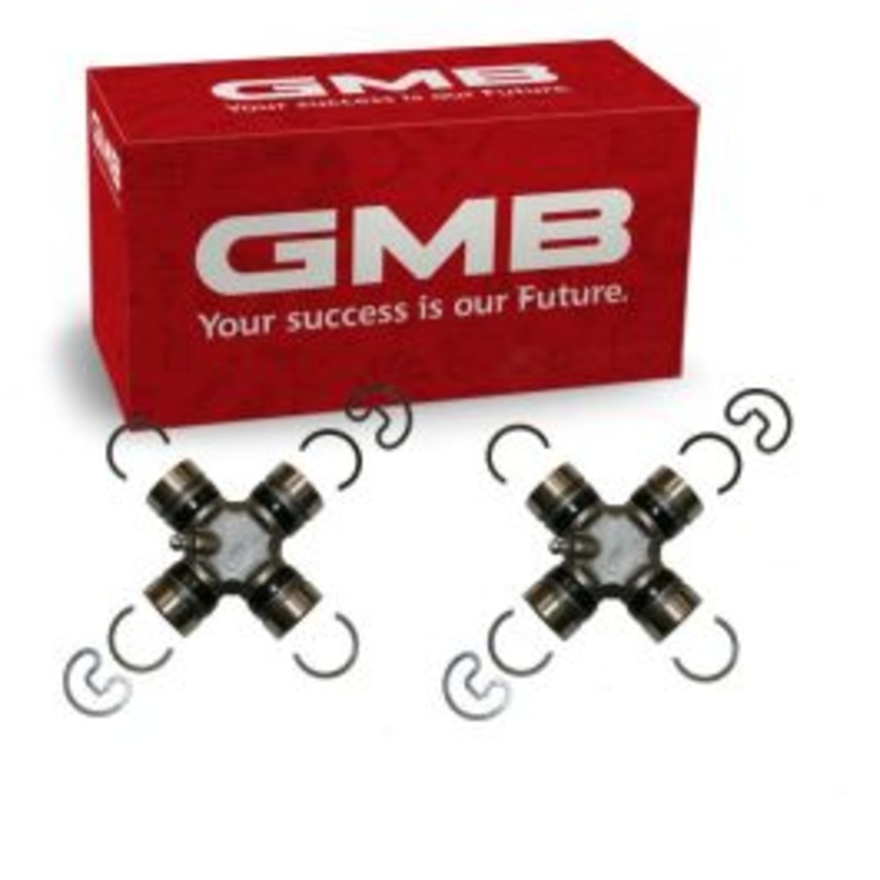2 pc GMB Front Shaft All Universal Joints for 1983-1990 GMC S15