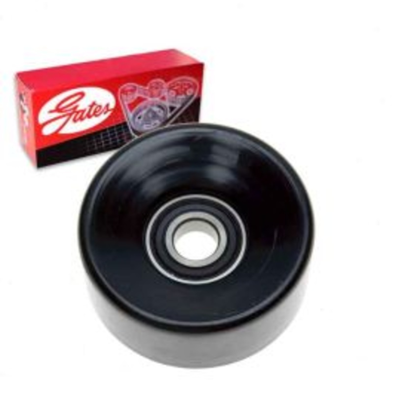 Gates DriveAlign Drive Belt Idler Pulley for 1999-2001 Ford F-350 Super Duty 5.4L 6.8L V10 V8