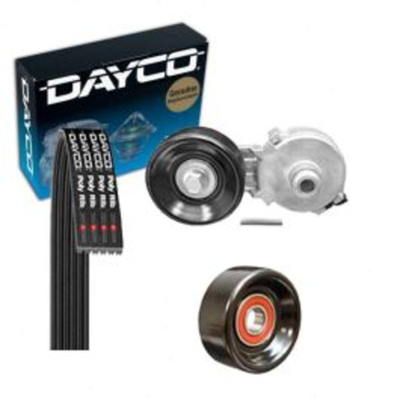 Dayco Main Drive Serpentine Belt Drive Component Kit for 1990-1995 Chevrolet C1500 4.3L 5.0L 5.7L V6 V8