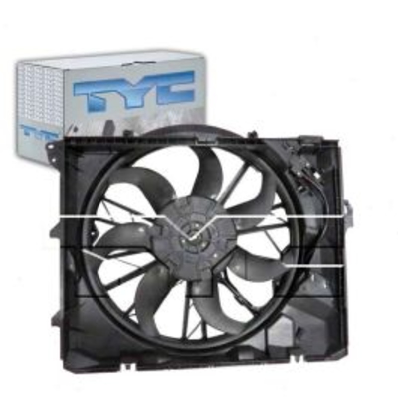 TYC Dual Radiator & Condenser Fan Assembly for 2006 BMW 325xi