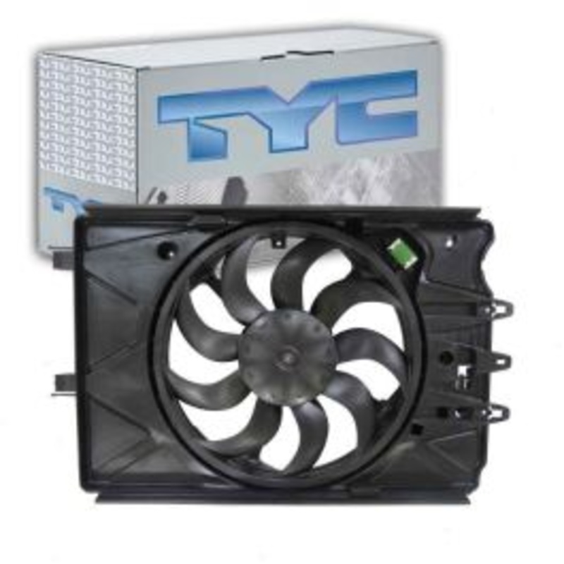 TYC 623560 Dual Radiator & Condenser Fan Assembly