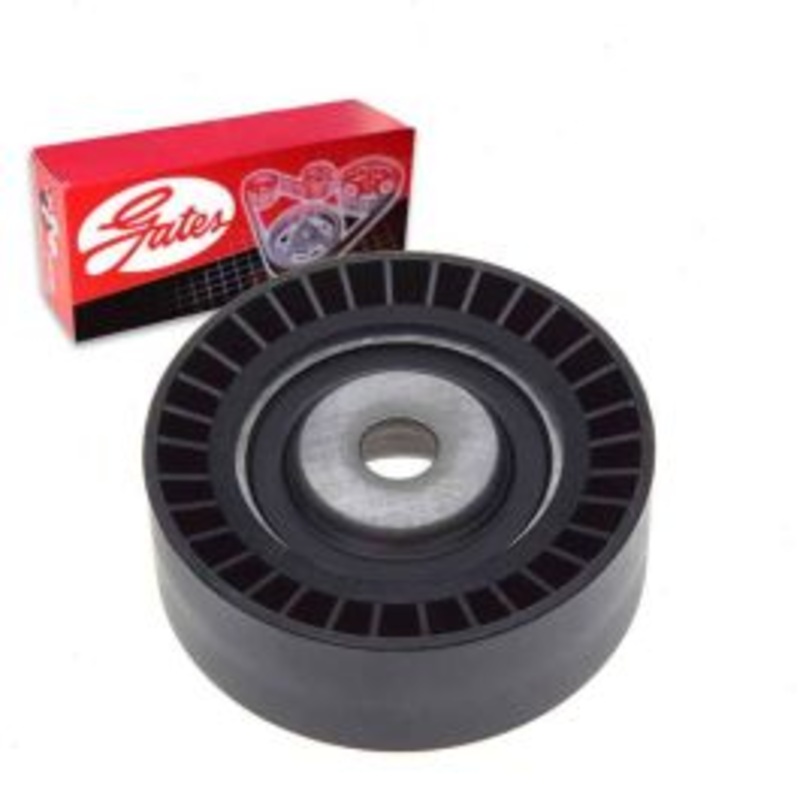Gates DriveAlign Alternator Water Pump Power Steering Drive Belt Tensioner Pulley for 2001-2006 BMW 325Ci 2.5L L6