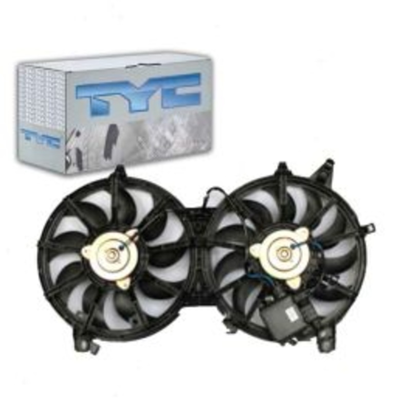 TYC Dual Radiator & Condenser Fan Assembly for 2014-2015 Infiniti QX50
