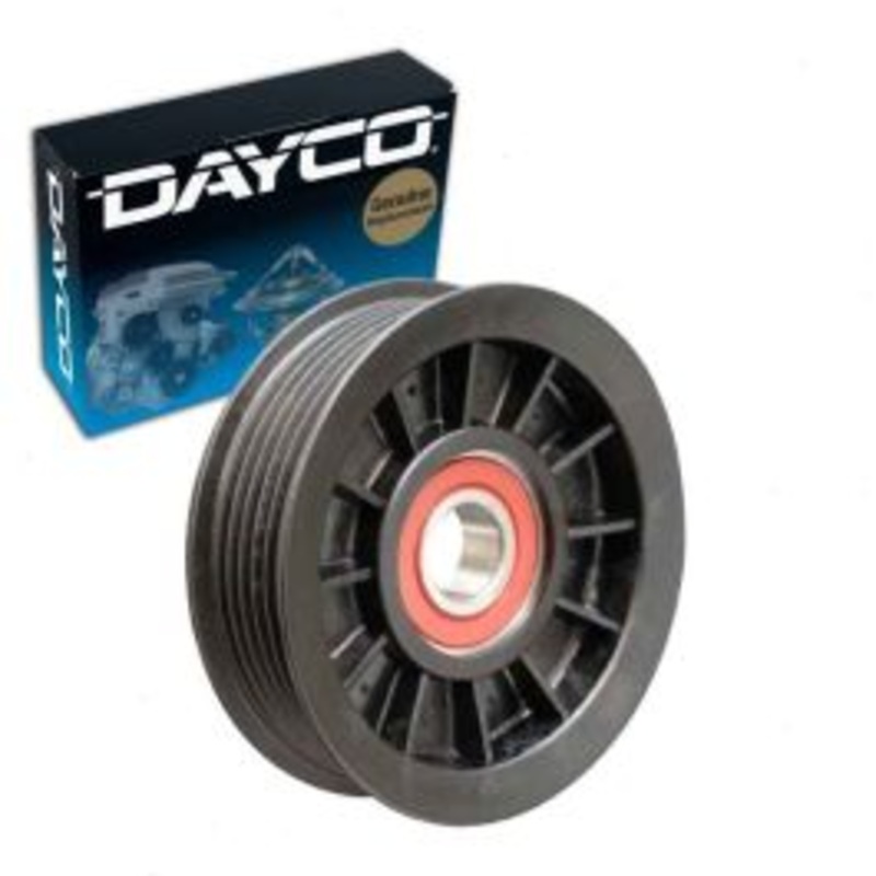 Dayco Grooved Pulley Drive Belt Idler Pulley for 1987-2001 Jeep Cherokee 2.5L 4.0L L4 L6