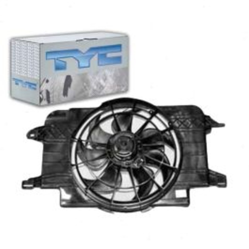 TYC Dual Radiator & Condenser Fan Assembly for 1994-1999 Saturn SW1