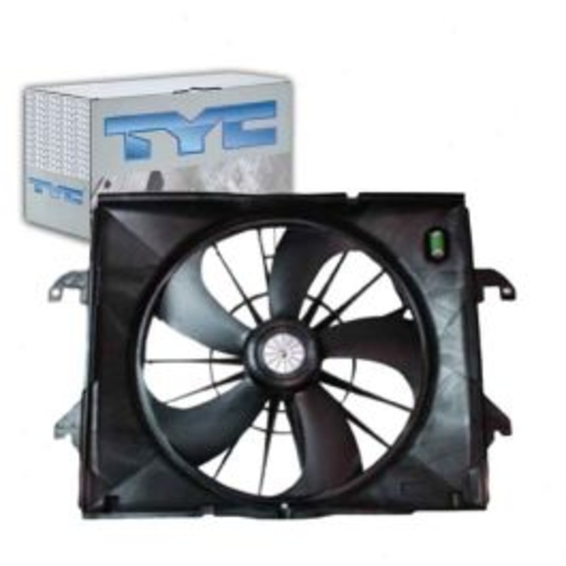 TYC Dual Radiator & Condenser Fan Assembly for 2009-2010 Dodge Ram 1500 3.7L V6