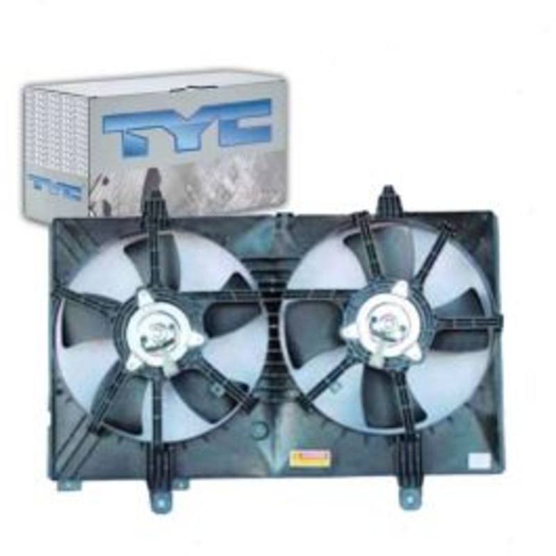 TYC Dual Radiator & Condenser Fan Assembly for 2003-2007 Nissan Murano