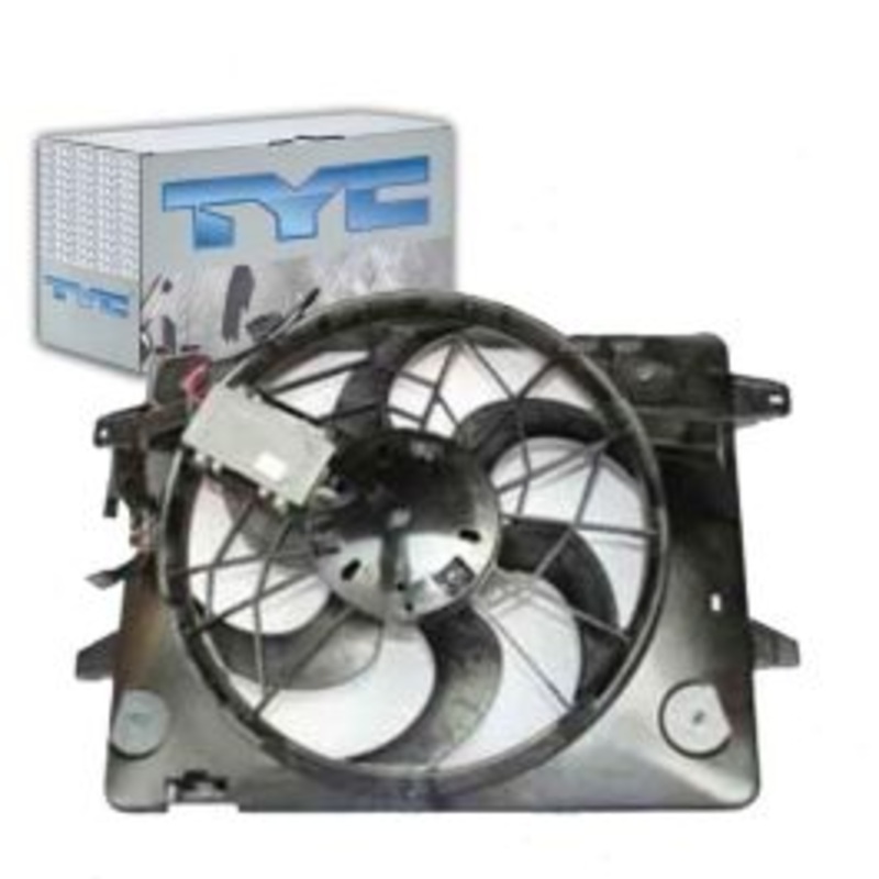TYC Dual Radiator & Condenser Fan Assembly for 2003-2004 Mercury Marauder