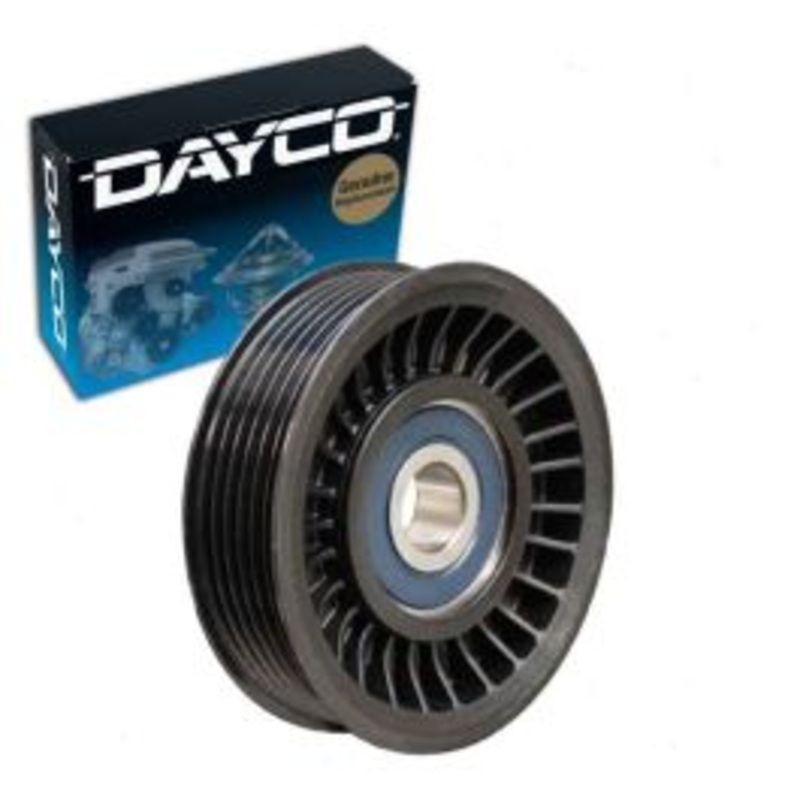 Dayco Grooved Pulley Drive Belt Idler Pulley for 2004 Ford F-150 Heritage 4.6L 5.4L V8