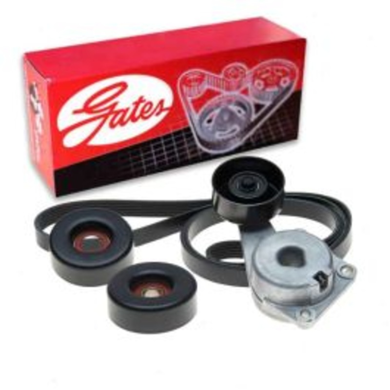 Gates Complete Serpentine Belt Drive Component Kit for 2009-2010 Ford Lobo 4.6L 5.4L V8