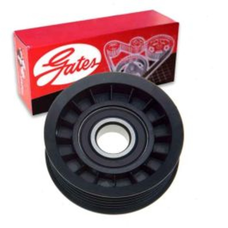 Gates DriveAlign Drive Belt Idler Pulley for 2011-2019 Ford Fiesta 1.6L L4