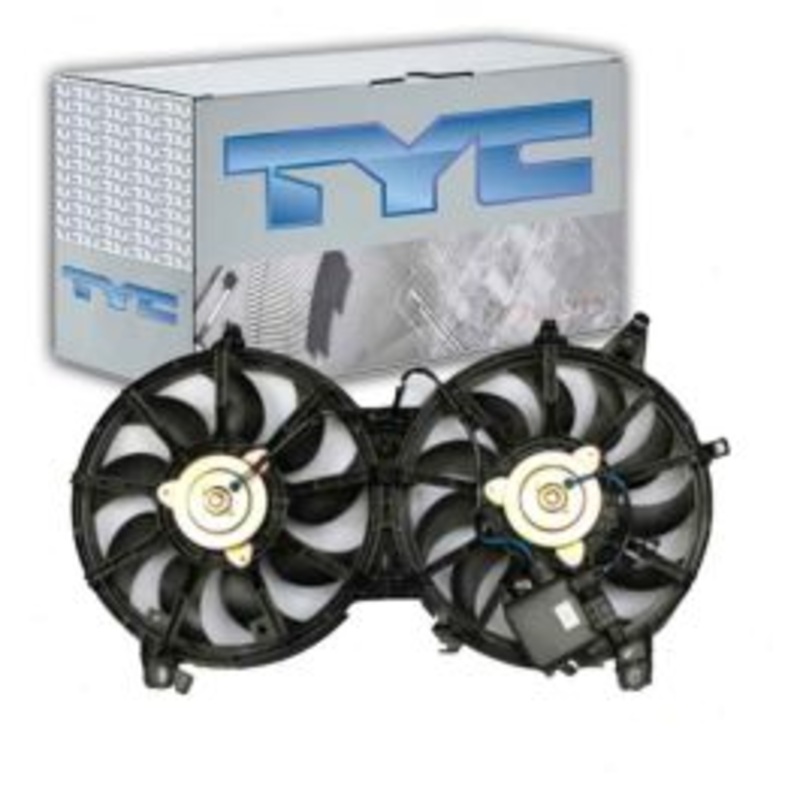 TYC Dual Radiator & Condenser Fan Assembly for 2011-2012 Infiniti G25