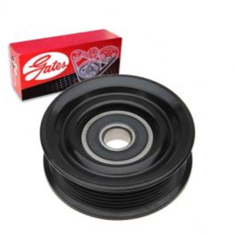 Gates DriveAlign Grooved Pulley Drive Belt Idler Pulley for 2004-2009 Ford F-350 5.4L V8