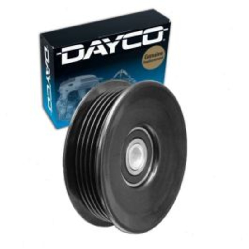 Dayco Grooved Pulley Drive Belt Idler Pulley for 2004-2006 GMC Sierra 3500 6.6L V8
