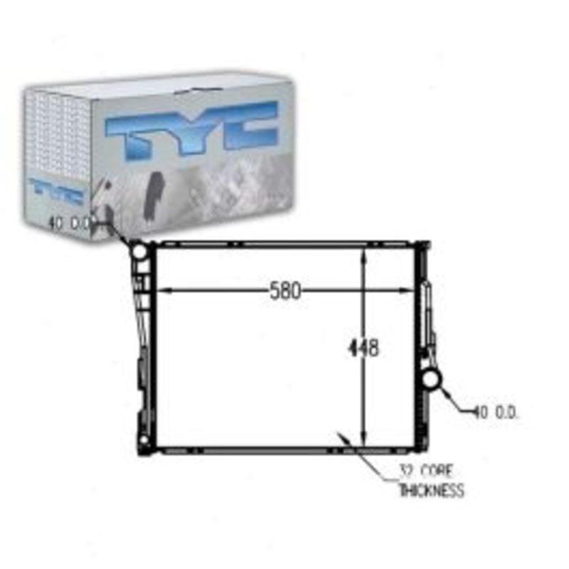 TYC Radiator for 1999-2000 BMW 328i 2.8L L6