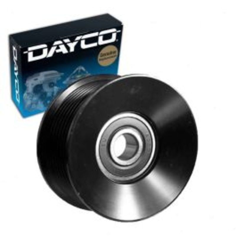 Dayco Grooved Pulley Drive Belt Idler Pulley for 2005-2016 Ford F-250 Super Duty 6.0L 6.7L V8
