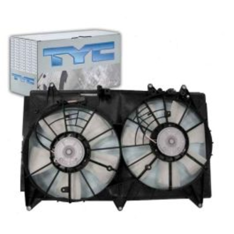 TYC 622510 Dual Radiator & Condenser Fan Assembly