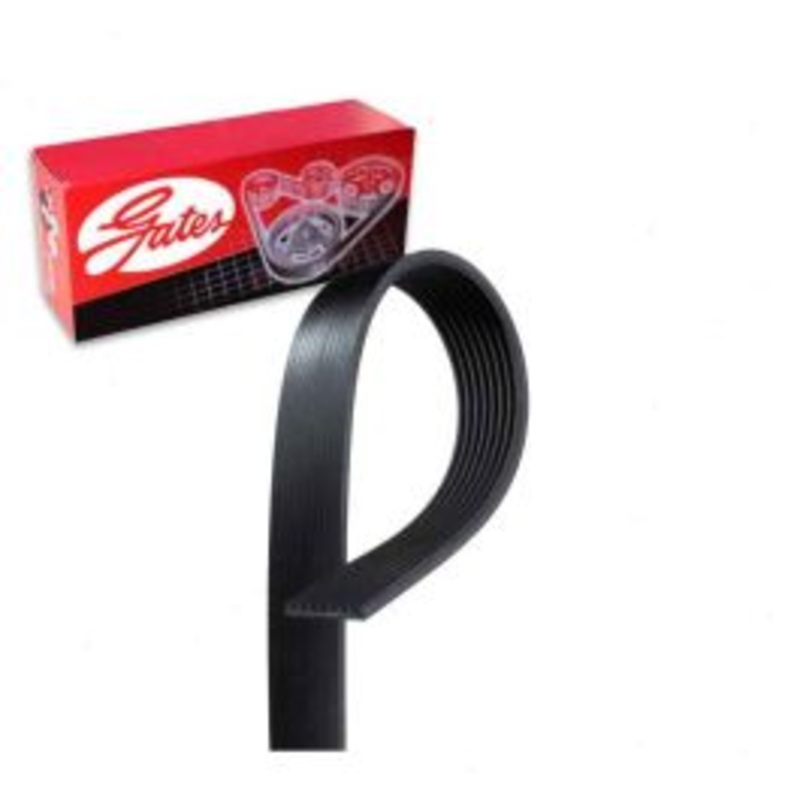 Gates Micro-V Serpentine Belt for 2011-2012 BMW X3 3.0L L6