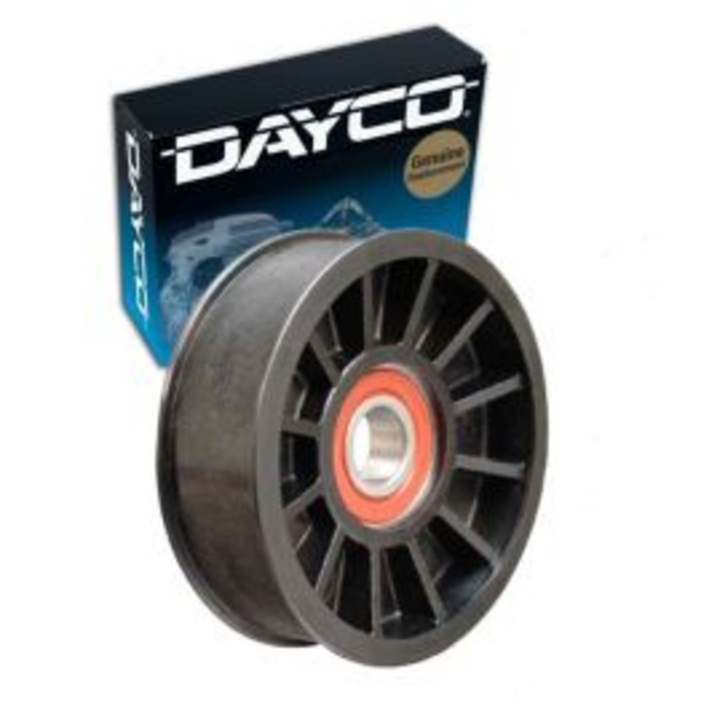 Dayco Smooth Pulley Drive Belt Idler Pulley for 1997 Ford F-250 HD 7.5L V8