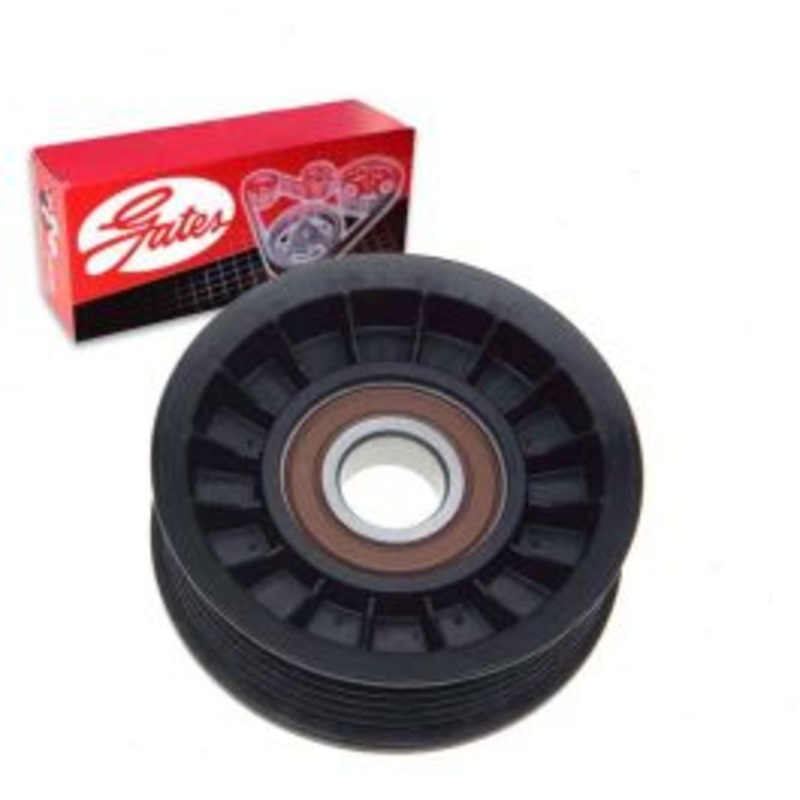 Gates DriveAlign Grooved Pulley Drive Belt Idler Pulley for 2005-2009 Chevrolet Equinox 3.4L V6