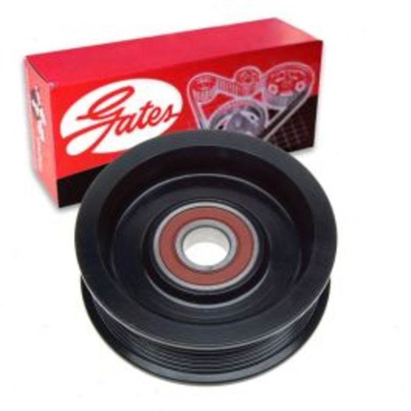 Gates DriveAlign Drive Belt Idler Pulley for 1996-1999 GMC K2500 Suburban 6.5L V8