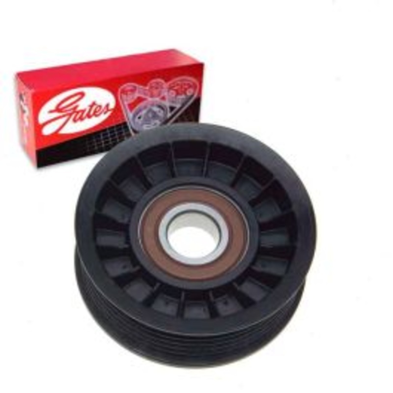 Gates DriveAlign Grooved Pulley Drive Belt Idler Pulley for 1992-1995 GMC Safari 4.3L V6
