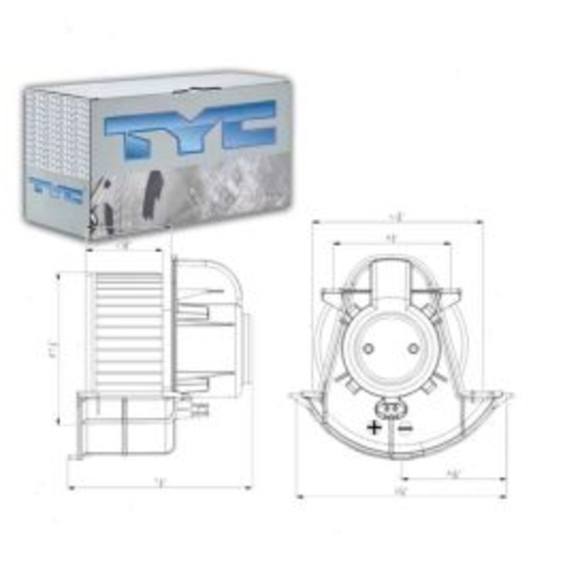 TYC Front HVAC Blower Motor for 2007-2015 Audi Q7