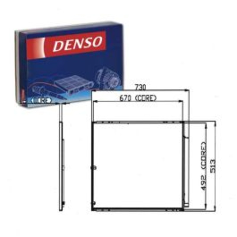 Denso 477-0567 AC Condenser