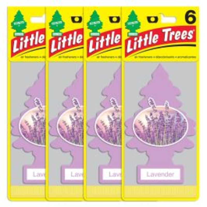 Little Trees Lavender Air Freshener for Car and Home - 24 pack