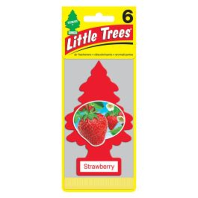Little Trees Strawberry Air Freshener Home Car 6-12-24-48-96-144 pc
